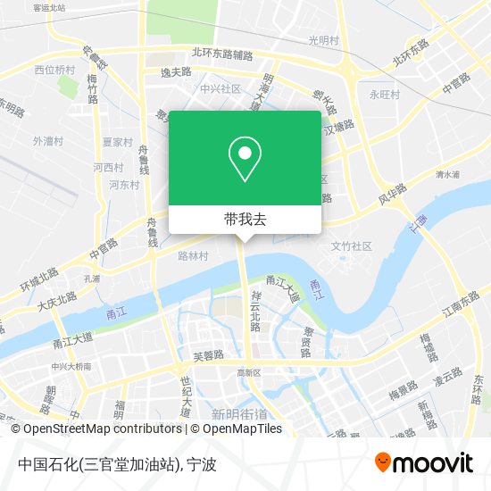 中国石化(三官堂加油站)地图