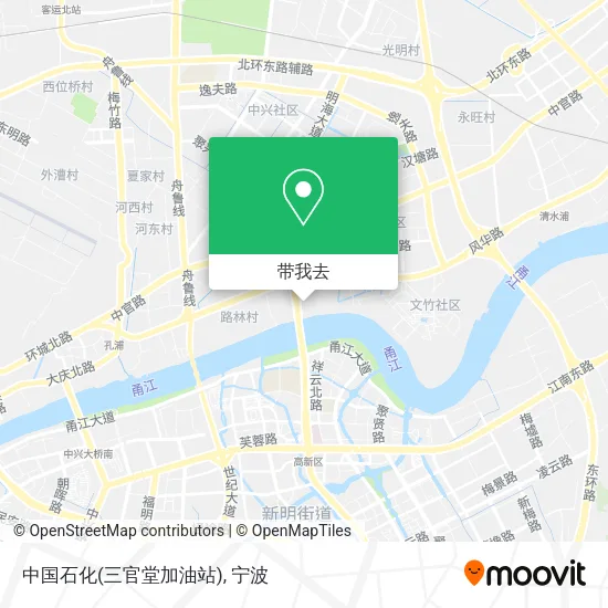 中国石化(三官堂加油站)地图