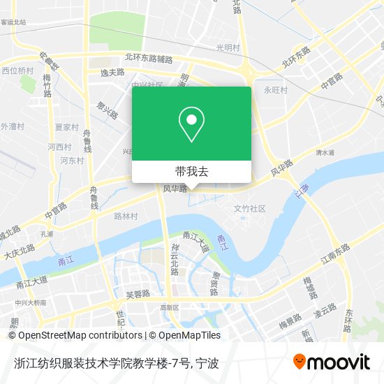 浙江纺织服装技术学院教学楼-7号地图
