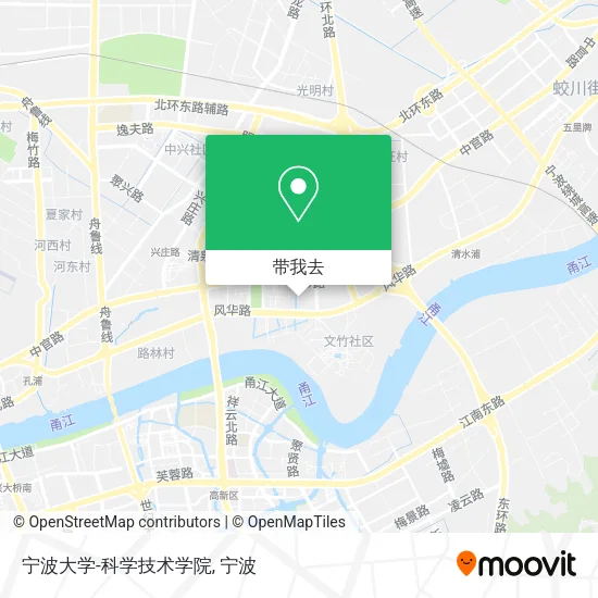 宁波大学-科学技术学院地图