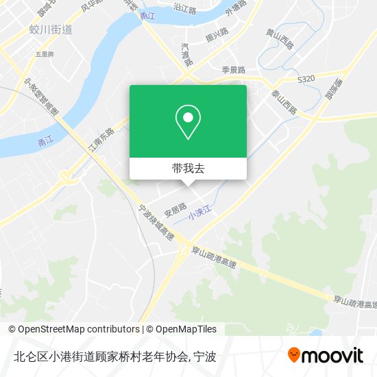 北仑区小港街道顾家桥村老年协会地图