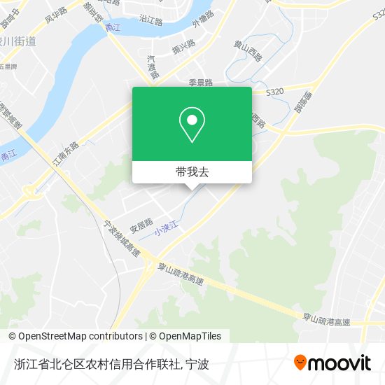 浙江省北仑区农村信用合作联社地图