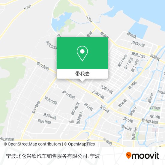 宁波北仑兴欣汽车销售服务有限公司地图