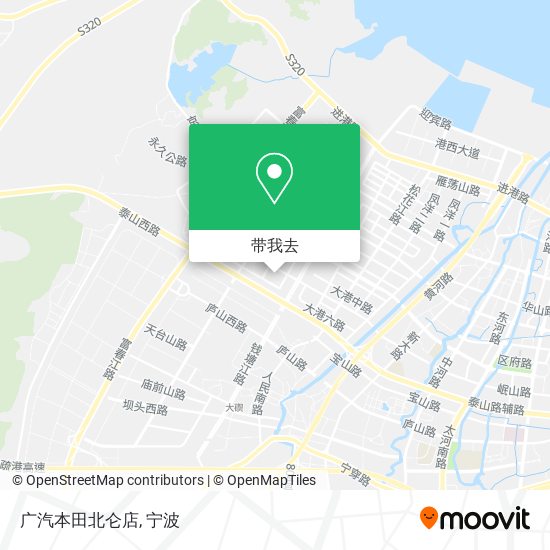 广汽本田北仑店地图