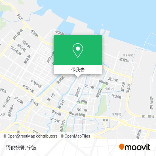 阿俊快餐地图