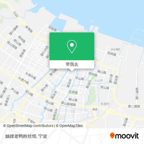 妯娌老鸭粉丝馆地图