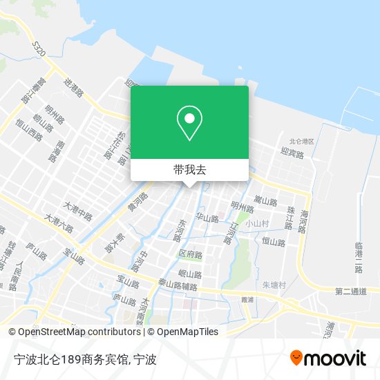 宁波北仑189商务宾馆地图