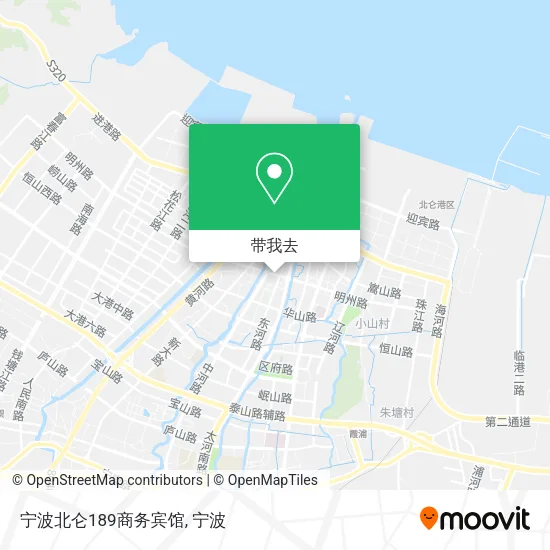 宁波北仑189商务宾馆地图