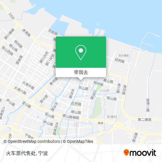 火车票代售处地图