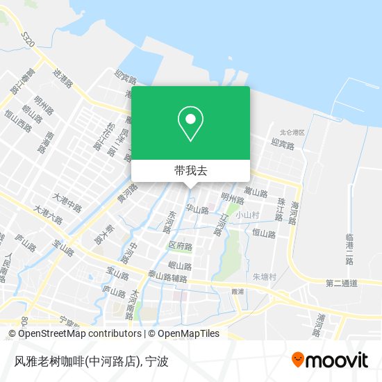 风雅老树咖啡(中河路店)地图