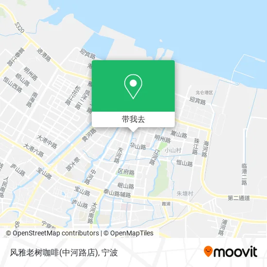 风雅老树咖啡(中河路店)地图