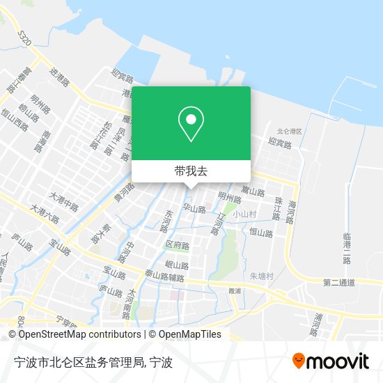 宁波市北仑区盐务管理局地图
