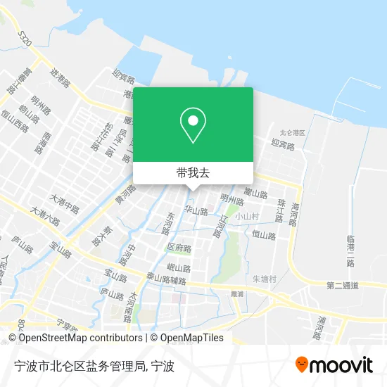 宁波市北仑区盐务管理局地图