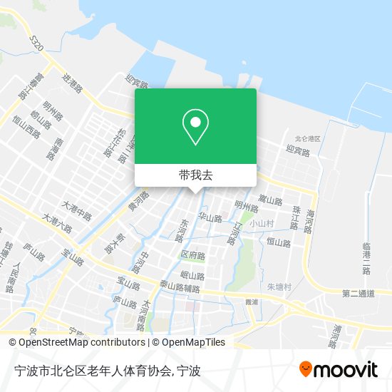 宁波市北仑区老年人体育协会地图