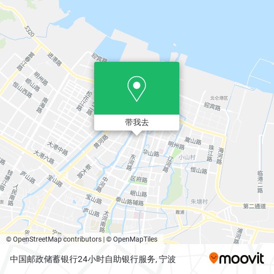 中国邮政储蓄银行24小时自助银行服务地图
