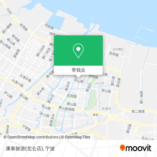 康泰旅游(北仑店)地图
