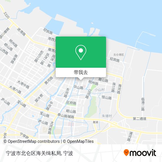宁波市北仑区海关缉私局地图