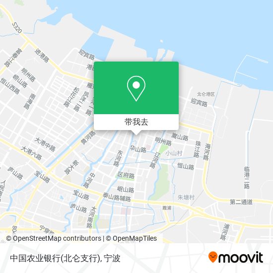 中国农业银行(北仑支行)地图