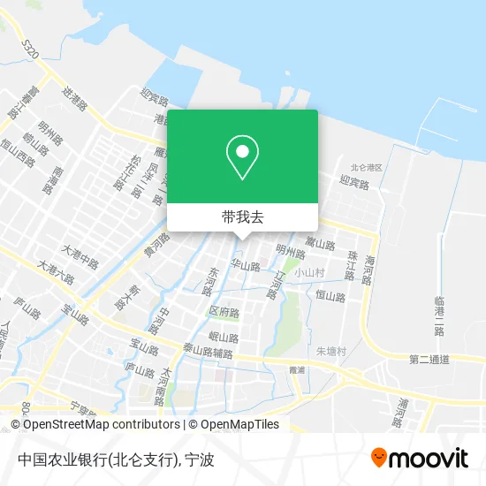 中国农业银行(北仑支行)地图
