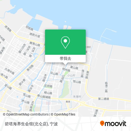 碧塔海养生会馆(北仑店)地图
