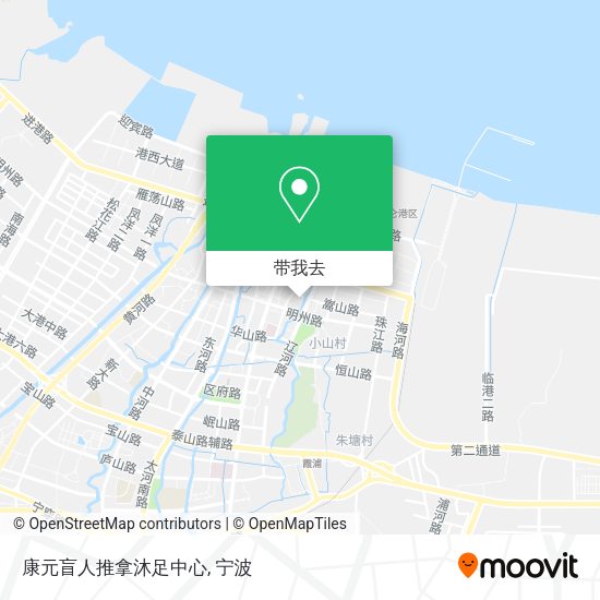 康元盲人推拿沐足中心地图