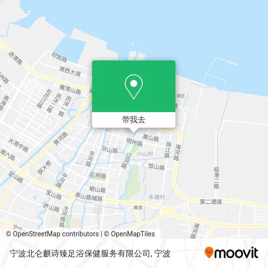 宁波北仑麒诗臻足浴保健服务有限公司地图