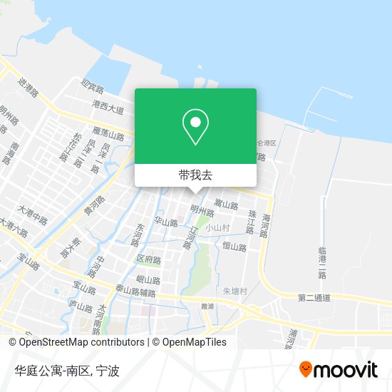 华庭公寓-南区地图