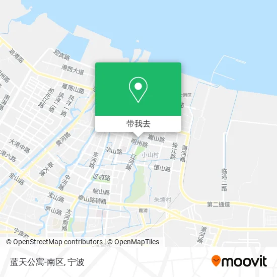 蓝天公寓-南区地图