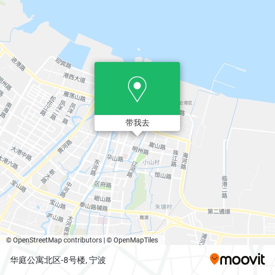 华庭公寓北区-8号楼地图