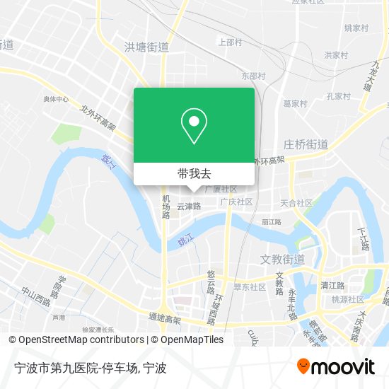 宁波市第九医院-停车场地图