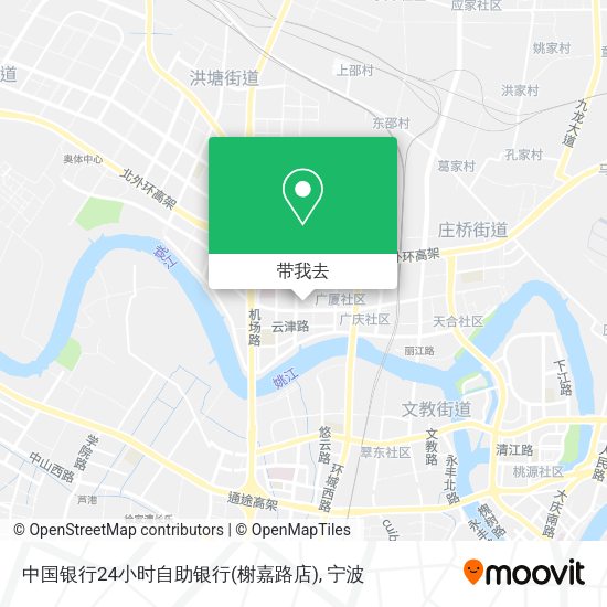 中国银行24小时自助银行(榭嘉路店)地图
