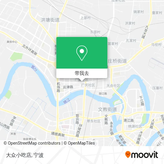 大众小吃店地图