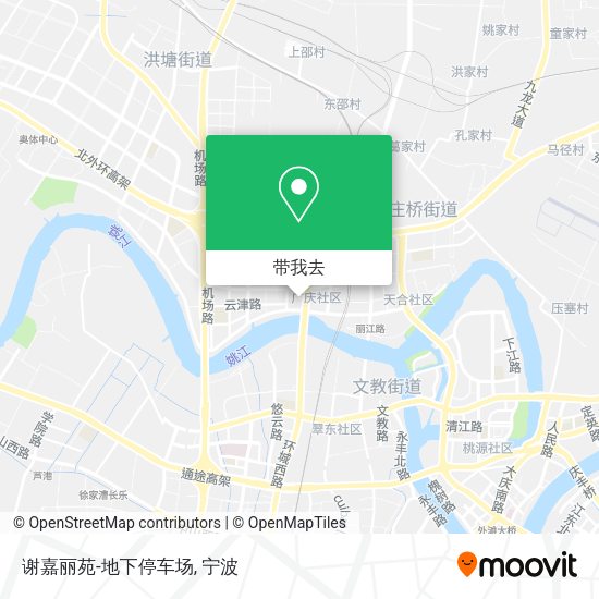 谢嘉丽苑-地下停车场地图