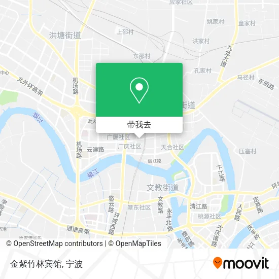 金紫竹林宾馆地图