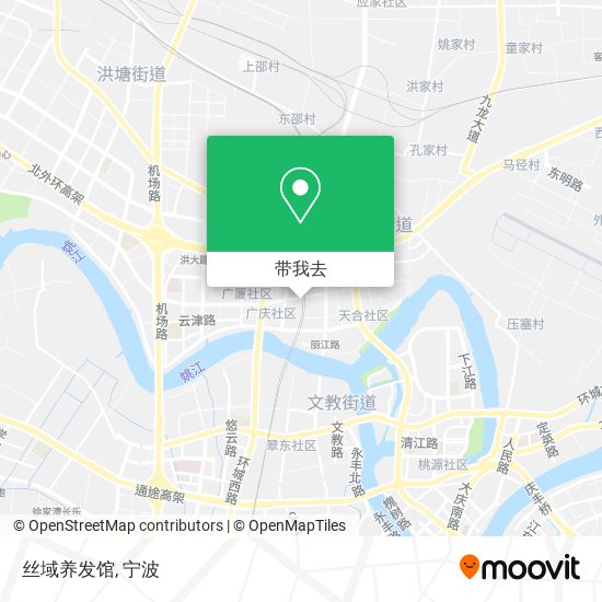 丝域养发馆地图