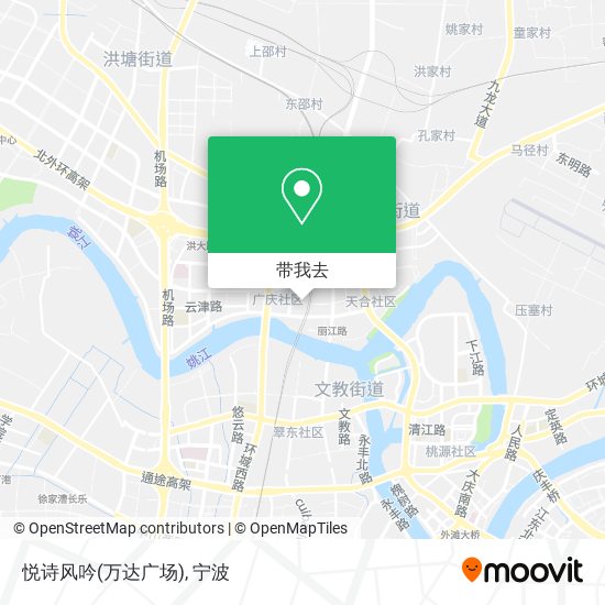 悦诗风吟(万达广场)地图