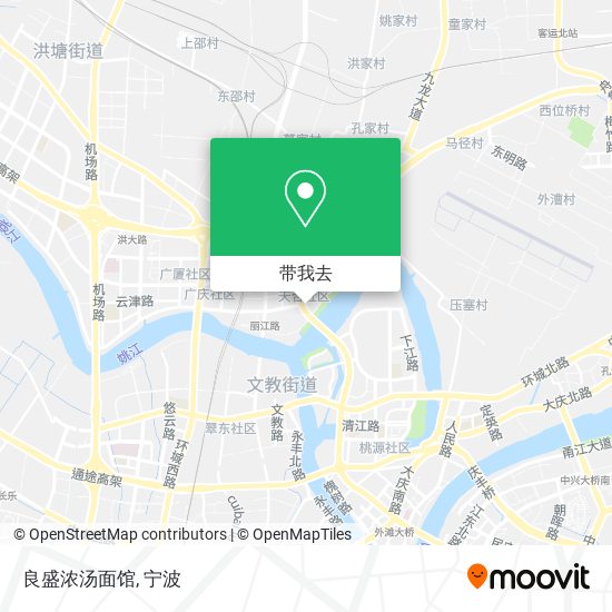 良盛浓汤面馆地图