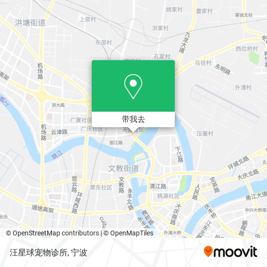 汪星球宠物诊所地图