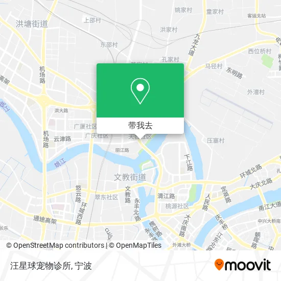 汪星球宠物诊所地图