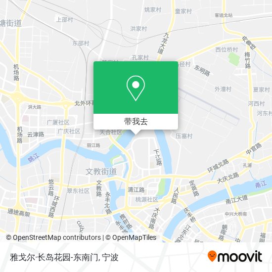 雅戈尔·长岛花园-东南门地图