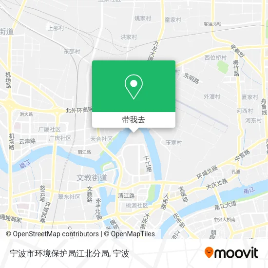 宁波市环境保护局江北分局地图