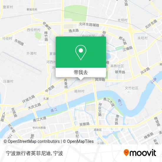 宁波旅行者英菲尼迪地图