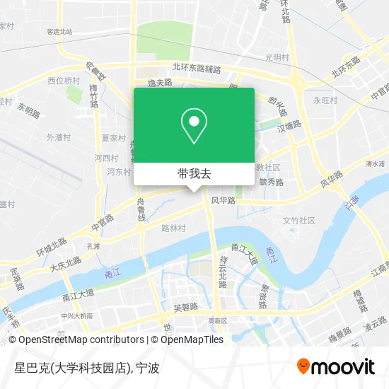 星巴克(大学科技园店)地图