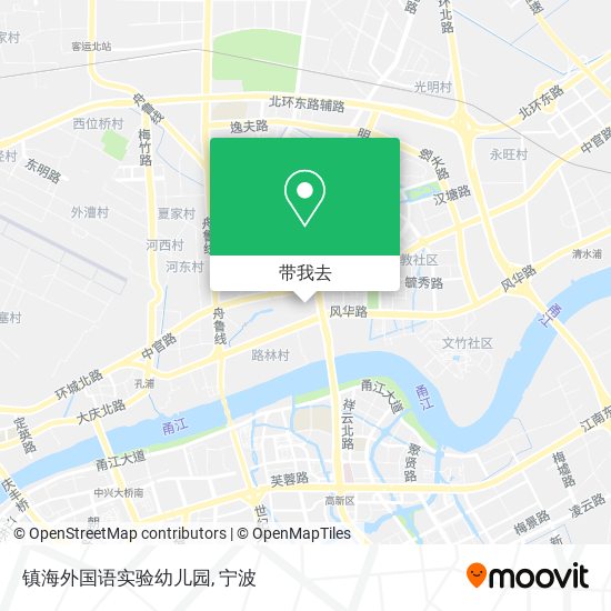 镇海外国语实验幼儿园地图