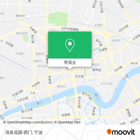 清泉花园-西门地图