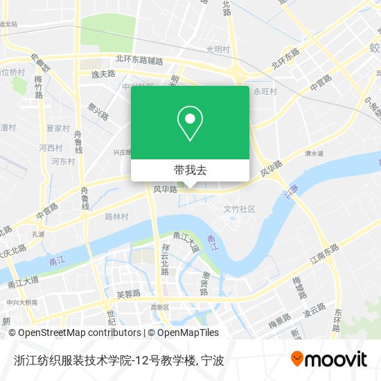 浙江纺织服装技术学院-12号教学楼地图