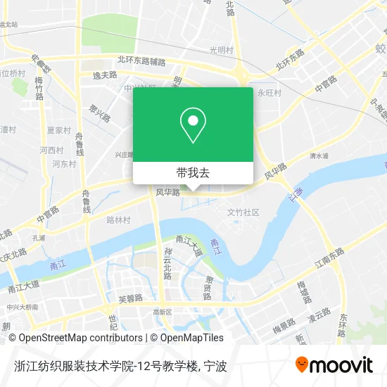 浙江纺织服装技术学院-12号教学楼地图