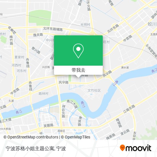 宁波苏格小姐主题公寓地图