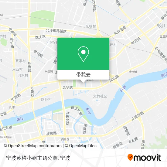 宁波苏格小姐主题公寓地图