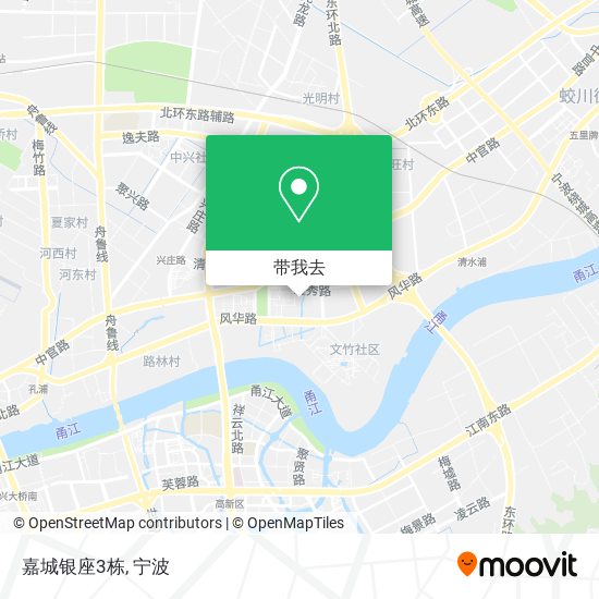 嘉城银座3栋地图
